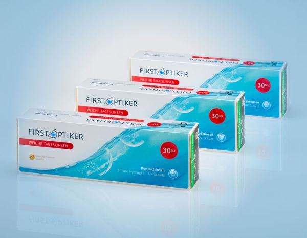 Tageslinsen FirstDay mit UV Schutz (30er Box) 3er Set