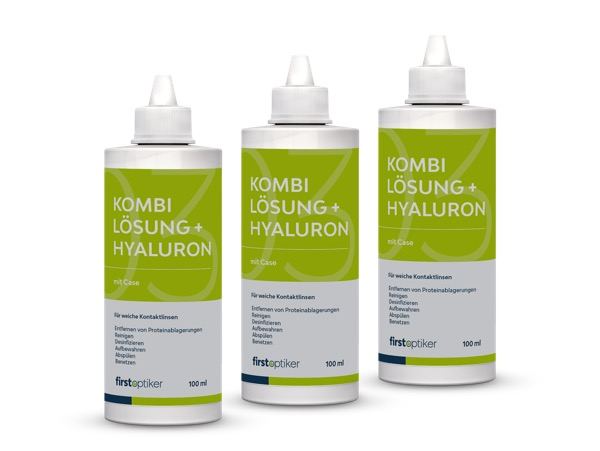 Kombilösung mit Hyaluronat 100ml und Behälter