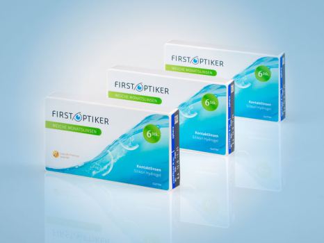 Monatslinsen Silikon Hydrogel (6er Box) 3er Set
