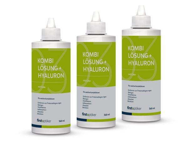 Kombilösung mit Hyaluronat 360ml und Behälter